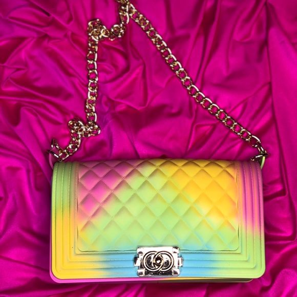 Handbags - Multi color jelly handbag